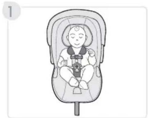 BRITAX Willow S - Lap-Shoulder Belt Installation with European Belt Guide - 1