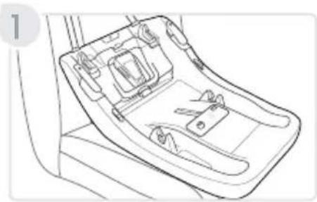 BRITAX Willow S - Instalación del cinturón para cadera - 1
