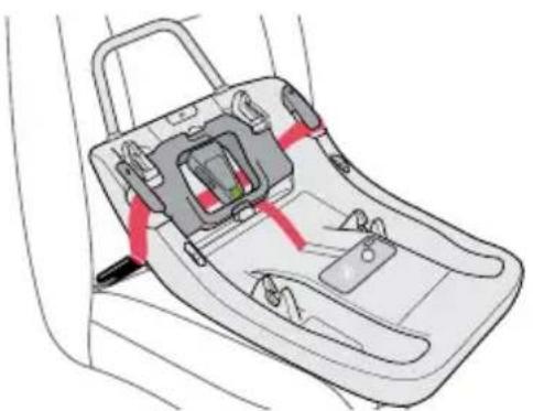 BRITAX Willow S - Instalación del conector inferior - 4