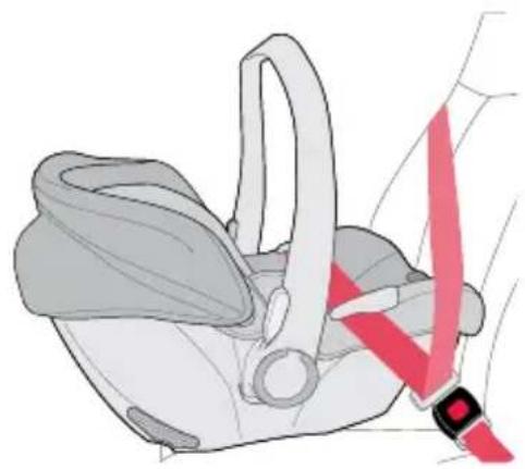 BRITAX Willow S - Lap-Shoulder Belt Installation - 5
