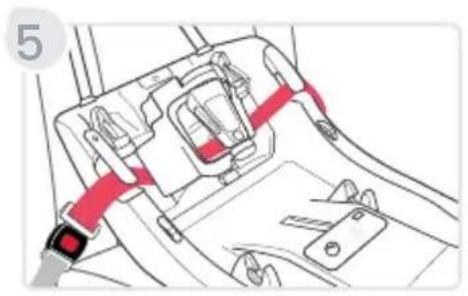 BRITAX Willow S - Lap Belt Installation - 5