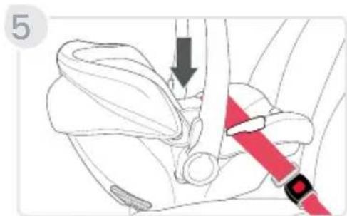 BRITAX Willow S - Lap Belt Installation - 4