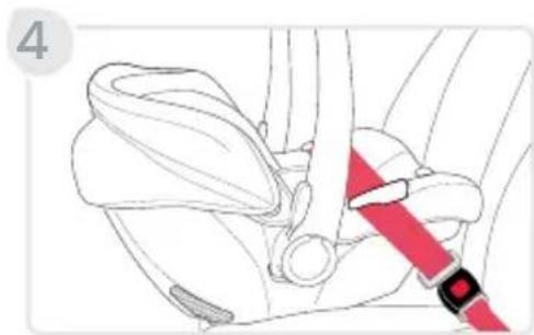 BRITAX Willow S - Lap Belt Installation - 3