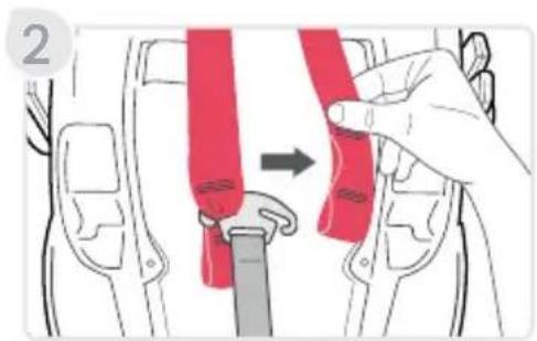 BRITAX Willow S - Funciones del asiento de seguridad para niños Cómo ajustar el arnés - 3