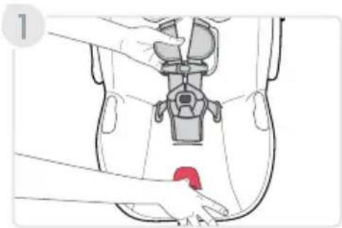 BRITAX Willow S - Child Restraint Functions Adjusting the Harness - 2