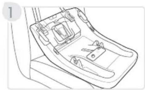 BRITAX Willow S - Instalación del conector inferior - 1