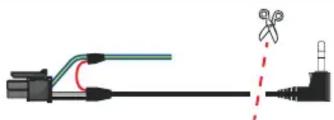 Pure electrical circuit lines without any symbols