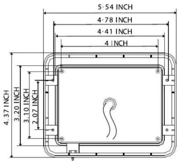 5·54 INCH 4·78 INCH 4·41 INCH 4 INCH 4.37 INCH 3.20 INCH 3.10 INCH 2.07 INCH