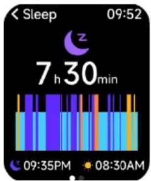 < Sleep 09:52 7 h 30 min 09:35PM 08:30AM