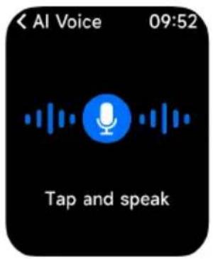 < AI Voice 09:52 Tap and speak