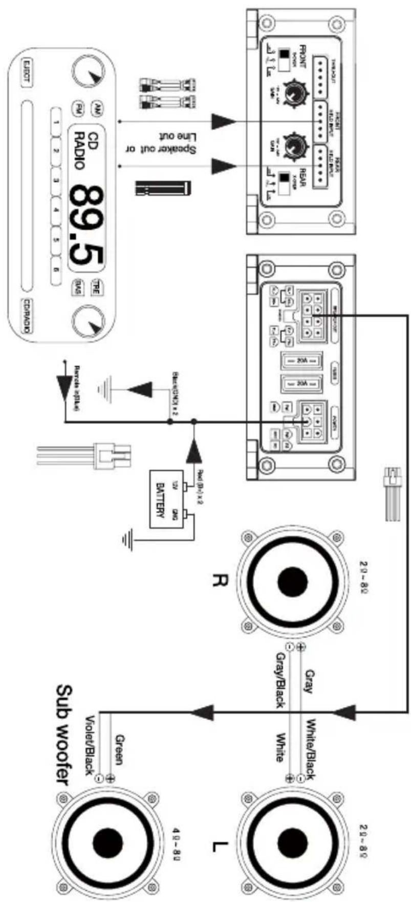 Soundstream Stealth ST5.1300D - How to Installation - 8