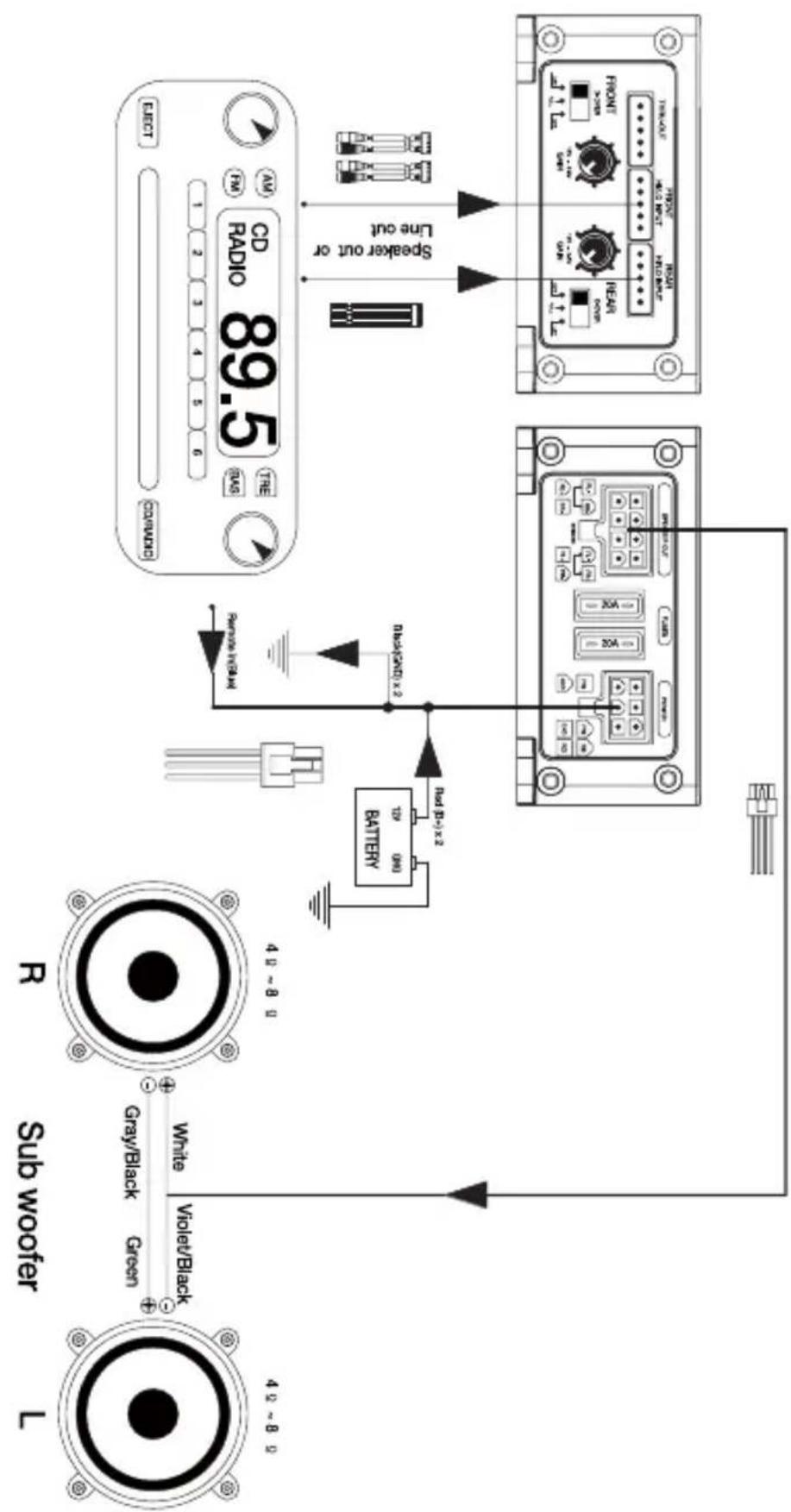 Soundstream Stealth ST5.1300D - How to Installation - 7