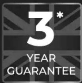 3* YEAR GUARANTEE