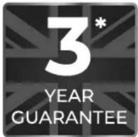 3* YEAR GUARANTEE