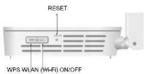 RESET WPS WLAN (Wi-Fi) ON/OFF