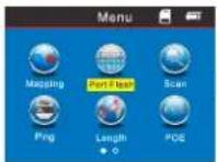 Noyafa NF-8601a - b. Port flash testing: ( Network cable scanning only ) - 1