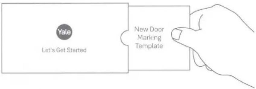 Yale Let's Get Started New Door Marking Template