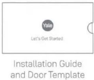 Yale Let's Get Started Installation Guide and Door Template