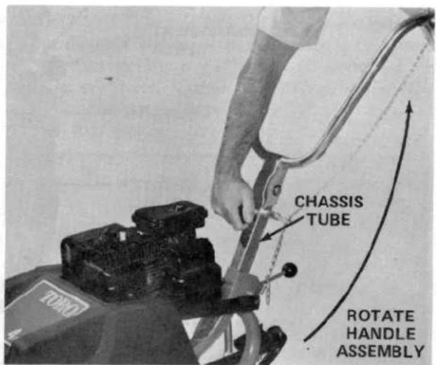 CHASSIS TUBE ROTATE HANDLE ASSEMBLY