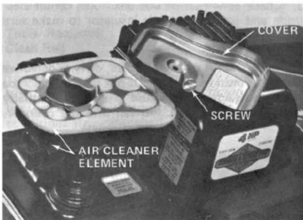 COVER SCREW AIR CLEANER ELEMENT