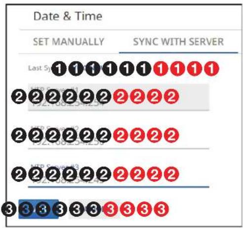 Extron NAV 10E 201 D - Date & Time page - 4