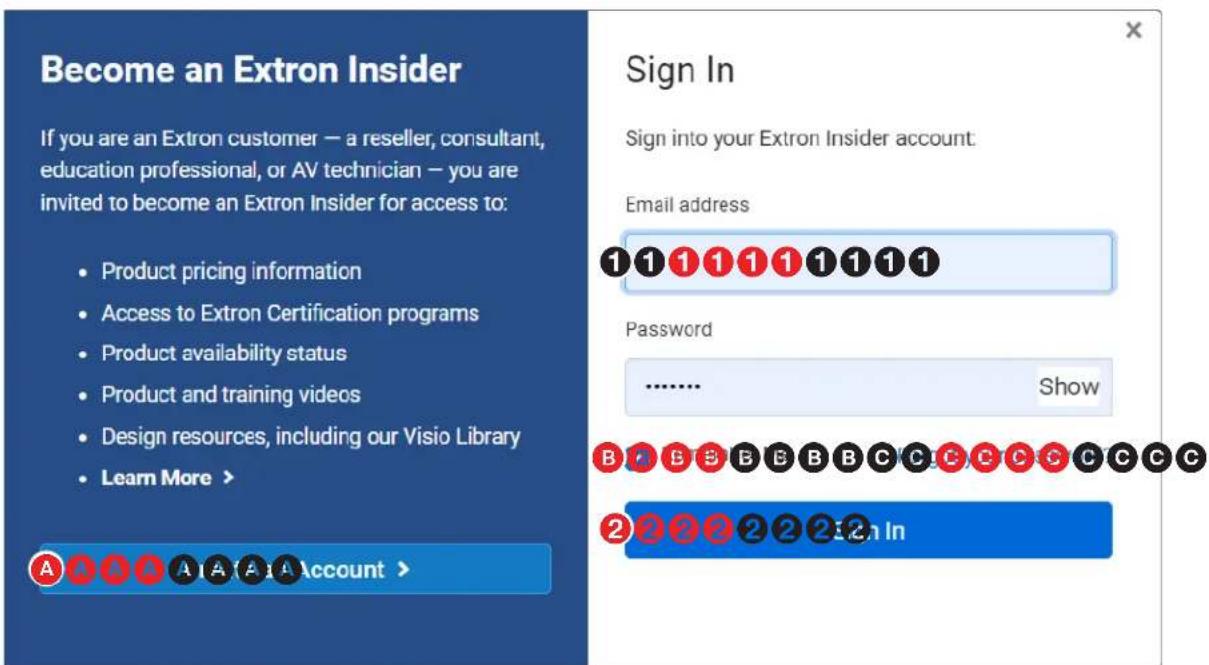 Become an Extron Insider If you are an Extron customer — a reseller, consultant, education professional, or AV technician — you are invited to become an Extron Insider for access to: • Product pricing information • Access to Extron Certification programs • Product availability status • Product and training videos • Design resources, including our Visio Library • Learn More > A A A A Account > Sign In Sign into your Extron Insider account: Email address 1 1 1 1 1 1 1 1 1 1 Password ...... Show B B B B B B C C C C C C C C C C 2 2 2 2 2 2 2 2 2 2 2 2 2 2 2 2 2 2 2 2 2 2 2 2 2 2 2 2 2 2 2 2 2 2 2 2 2 2 2 2 2 2 2