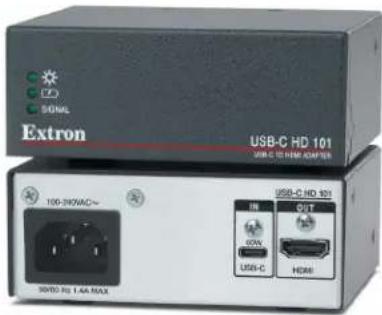 Extron USB-C HD 101 USB-C HD 101 IN OUT 600V USB-C HDMI 50/50 RU 1.4A MAX