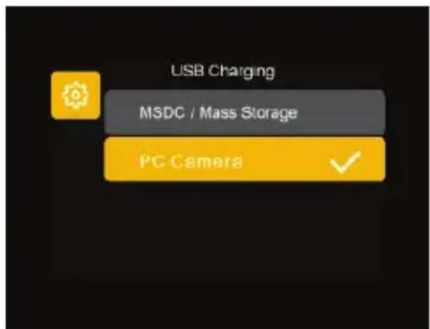 USB Charging MSDC / Mass Storage PC Camera