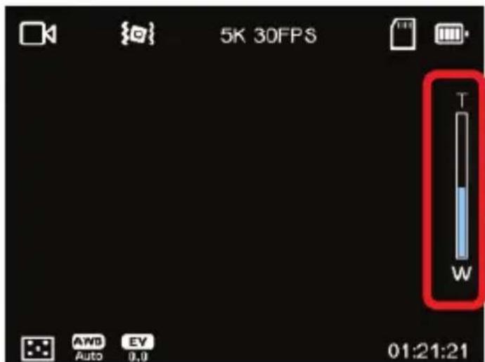 5K 30FPS T W 01:21:21 Auto EV 0.0