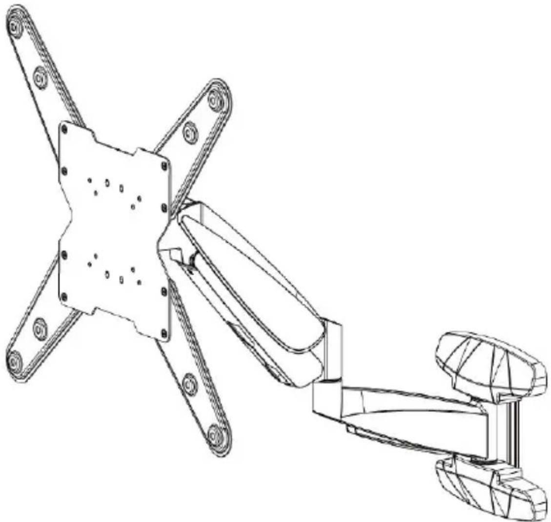 StarTech.com FHA-TV-WALL-MOUNT - Adjustable TV Wall Mount up to 55 in and 66 lb - VESA Compatible - 1