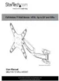 StarTech.com FHA-TV-WALL-MOUNT - Tools - 22