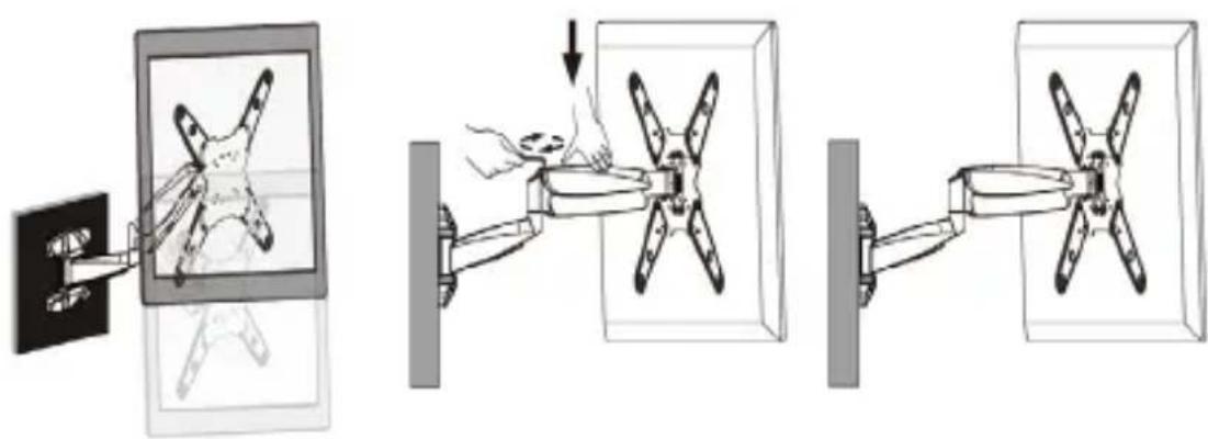 StarTech.com FHA-TV-WALL-MOUNT - Height Adjustment Tension of the Arm Assembly - 1