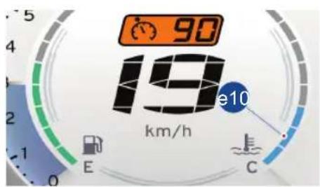 90 19 e10 km/h E C