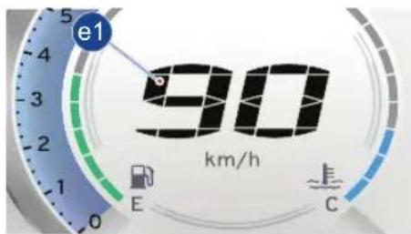 e1 90 km/h E C