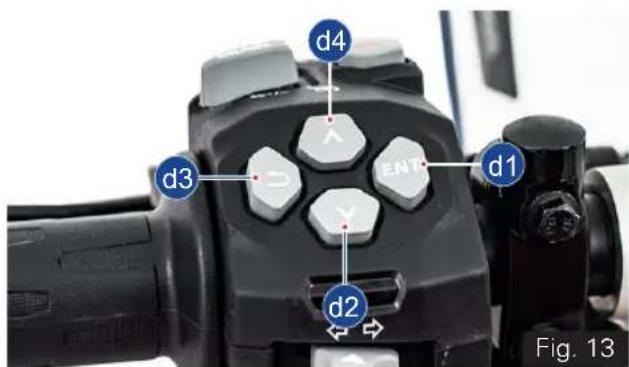 TVS Apache RR 310 (2024) - (d4) UP button (ref. Fig. 13) - 1