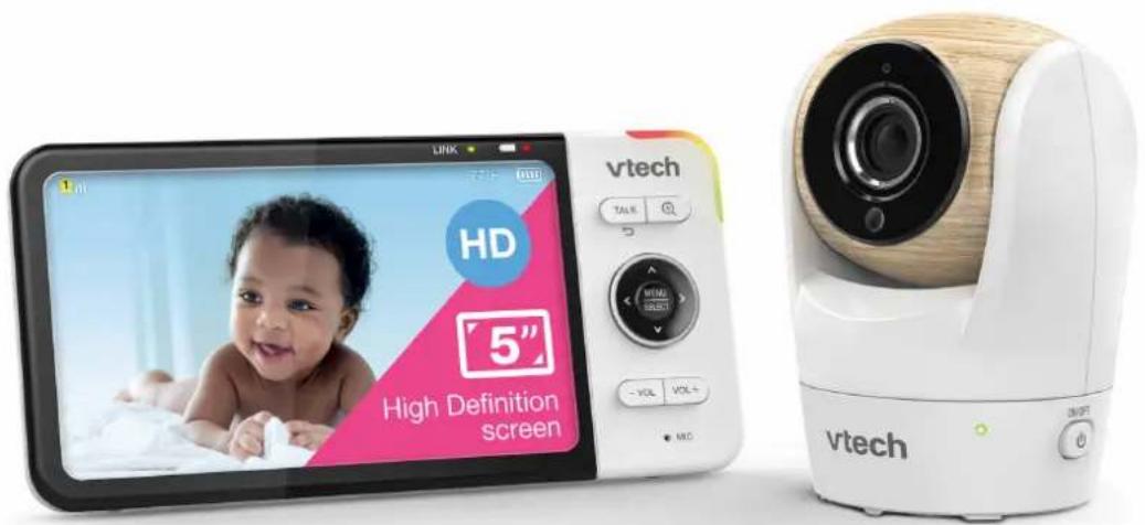 vtech 5" High Definition screen LINK TALK VOL VOL+ REC vtech