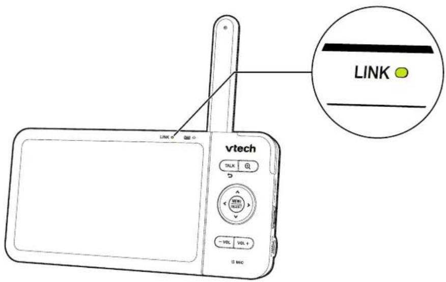 LINK vtech TALK Q VOUT SELECT -VOL VOL + IS MC