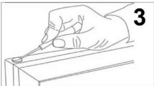 EDGESTAR CWF440SZ - To Reverse the Door from Right Swing to Left Swing - 3