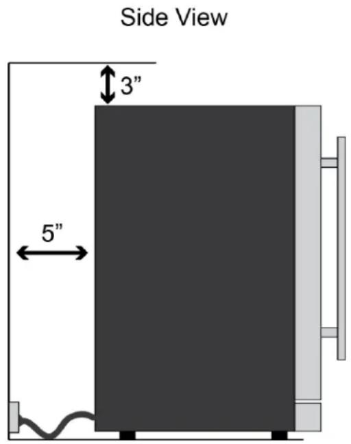 Side View 3" 5"