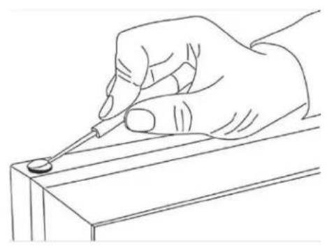 EDGESTAR CWF440SZ - Removing and Installing Decorative Plugs - 7