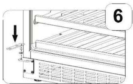 EDGESTAR BWR301BL - Reversing the Door Swing - 7