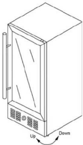 EDGESTAR BR1500BL - Leveling the Kegerator - 1