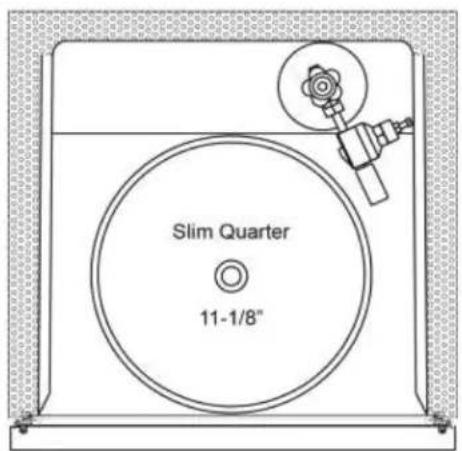 Slim Quarter 11-1/8"