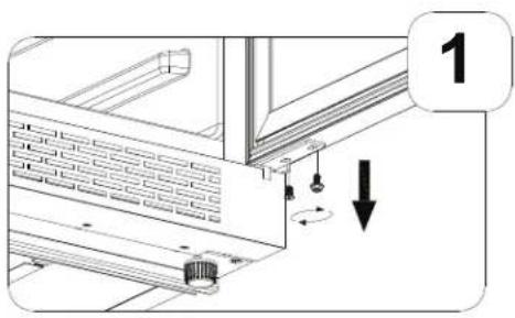 EDGESTAR BR1500BL - Reversing the Door Swing - 2
