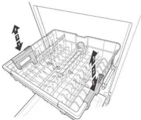 Technical diagram of a washing machine interior with numbered component labels