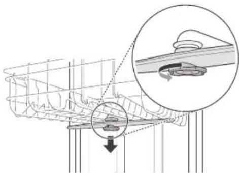 Diagram of a bicycle conveyor system with a magnified inset showing internal components (no text or symbols)