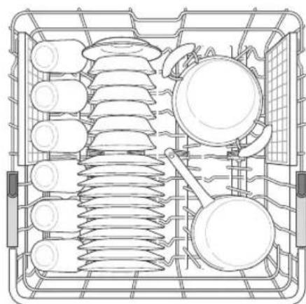 Technical line drawing of a multi-tiered mechanical or electrical component with no visible text or symbols