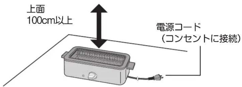 Yamazen ESR-Q100 - 設置場所について - 1