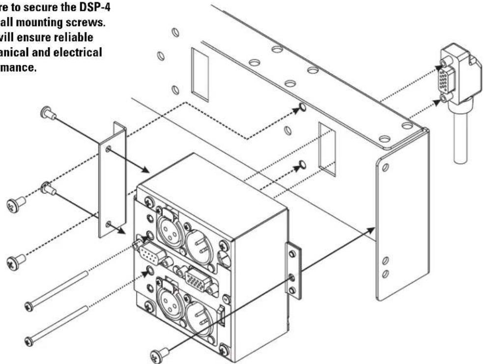 e to secure the DSP-4 all mounting screws. will ensure reliable technical and electrical mance.