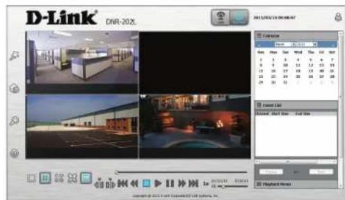 D-Link® DNR-202L Current Link Current Link Playback Home